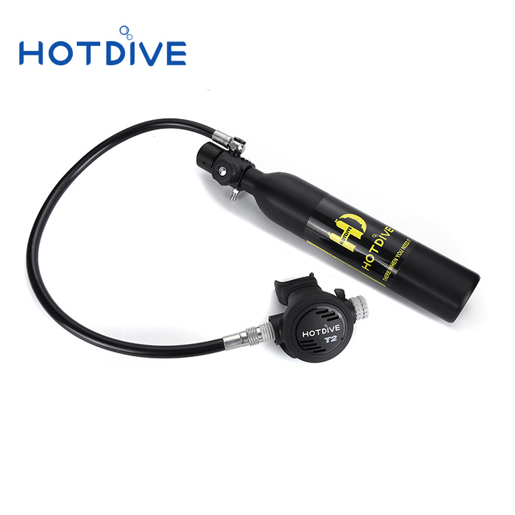 HOTDIVE respirador subacuático buceo pequeño cilindro de gas tanque de gas portátil conjunto completo profesional hogar Ministro de Relaciones Exteriores tiempo de natación