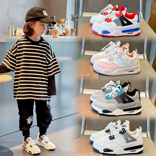 Children's sports shoes new  autumn comfortable and fashionable running shoes for boys and girls, casual shoes, student shoes