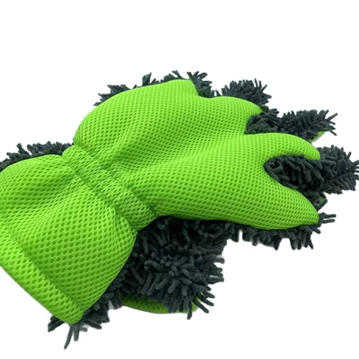 and Wiping Gloves Chenille Five-Finger | Car cleaning tools
