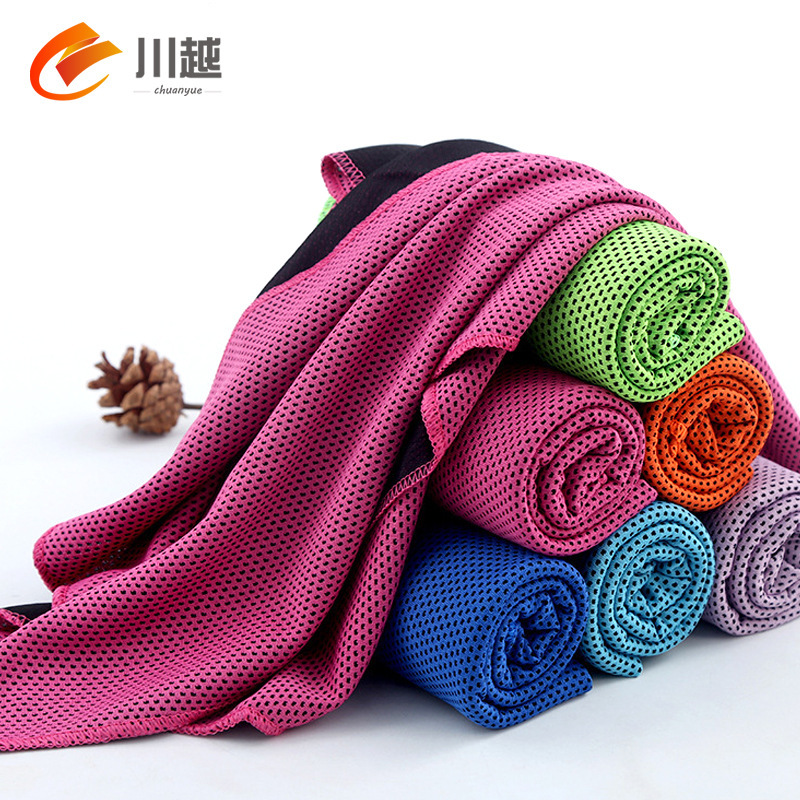 Summer cool ice towel cold feeling towel outdoor sports Cooling sweat absorption fitness running easy dry towel spot wholesale Summer cool ice towel cold feeling towel outdoor sports Cooling sweat absorption fitness running easy dry towel spot wholesale