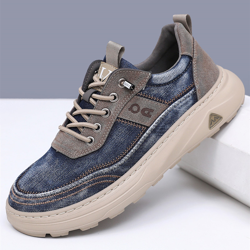Spring and Autumn Old Beijing Cloth Shoes for Men, Washed Denim Casual Shoes, Breathable Soft Sole, Non-Slip Slip-On Dad Shoes Spring and Autumn Old Beijing Cloth Shoes for Men, Washed Denim Casual Shoes, Breathable Soft Sole, Non-Slip Slip-On Dad Shoes