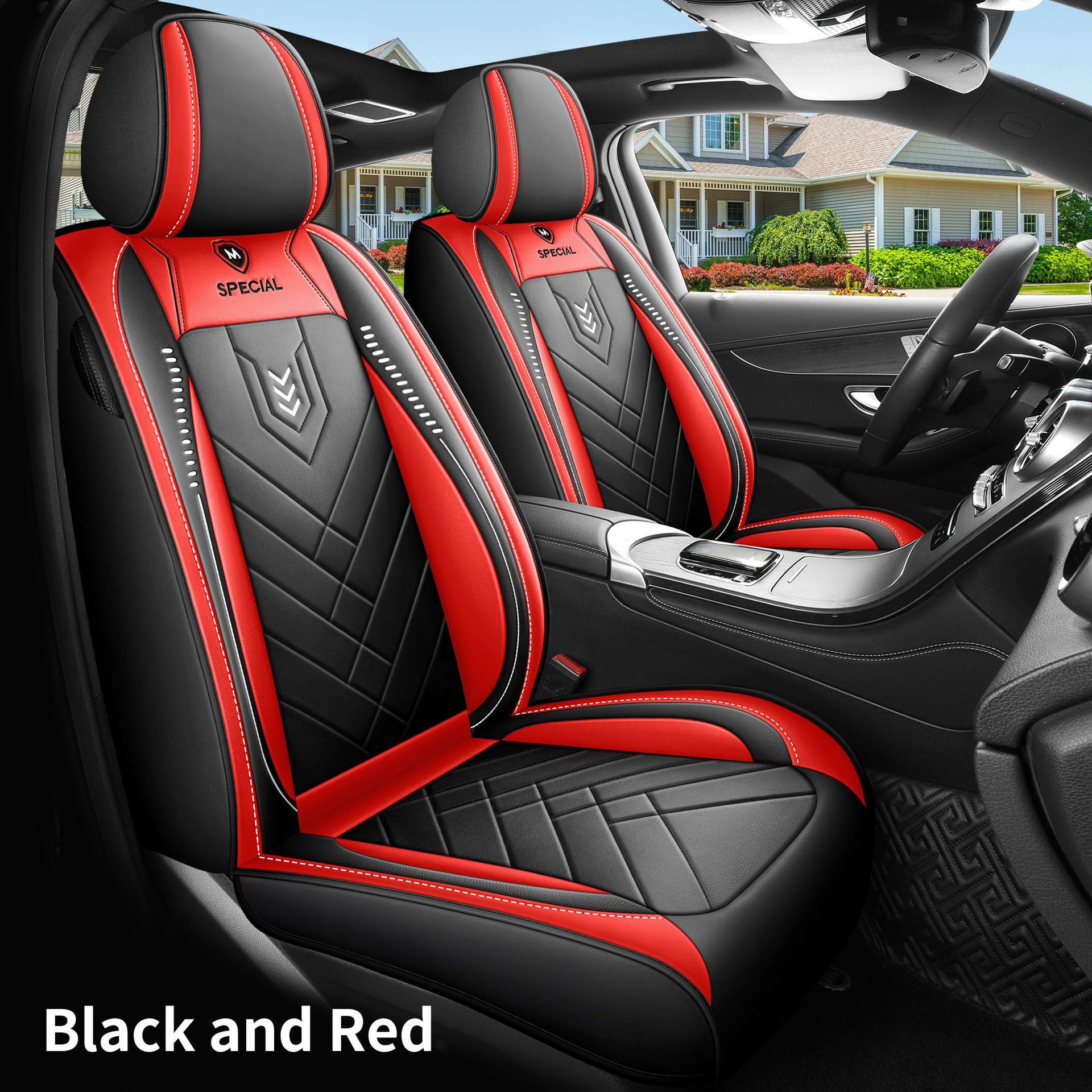 Cross-Border Foreign Trade Car Seat Cushions, Universal for All Seasons, Five-Seater Single Seat Cushion, Full Leather Surround, Factory Wholesale and Dropshipping