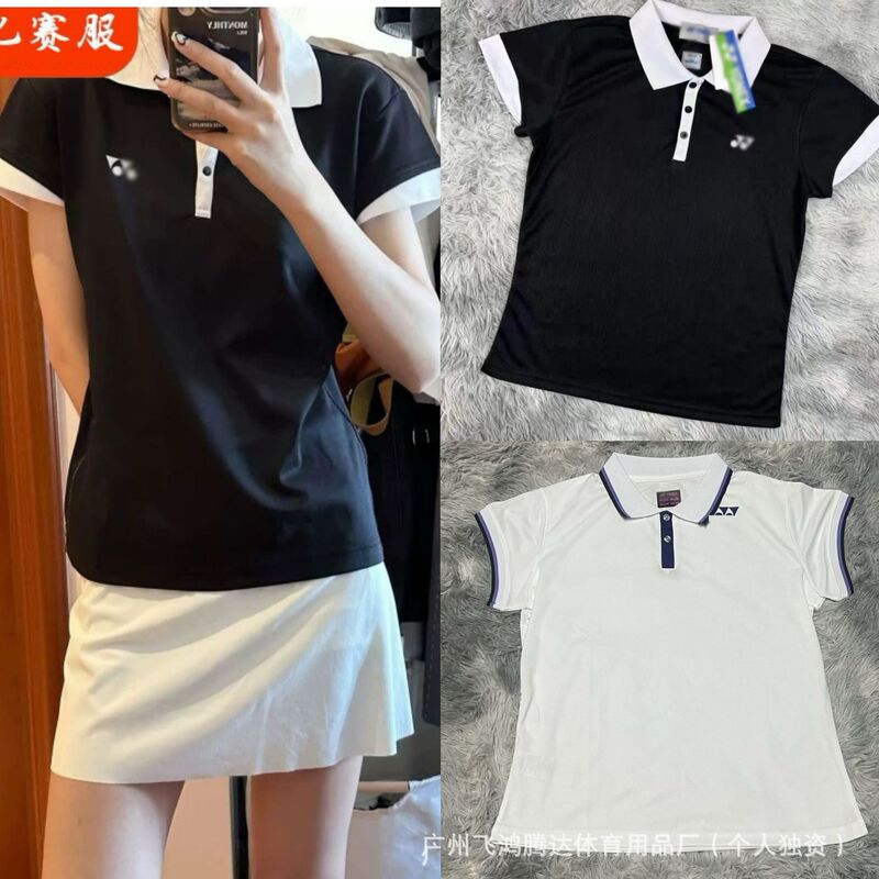 2025 New Badminton Dress Short Skirt Sports suit Summer Quick Dry Women's Small Flying Sleeve Short Sleeve Competition Dress Pleated Skirt