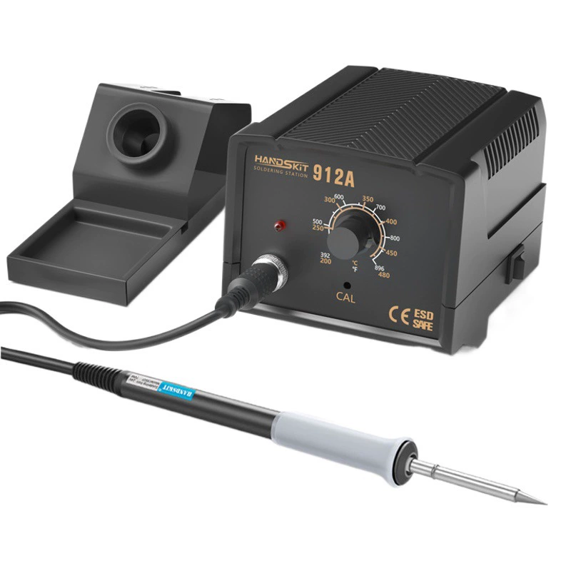 Сварочная станция с регулируемой температурой трансформатора T12 мощность нагревательного сердечника настольная Антистатическая сварочная станция 72 Вт 6 секунд нагрев