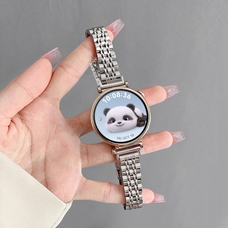 Suitable for Huawei GT6/GT4 watch straps, women's GT5pro watch, metal steel strap, GT3 stainless steel strap, GT2 fashion watch Suitable for Huawei GT6/GT4 watch straps, women's GT5pro watch, metal steel strap, GT3 stainless steel strap, GT2 fashion watch