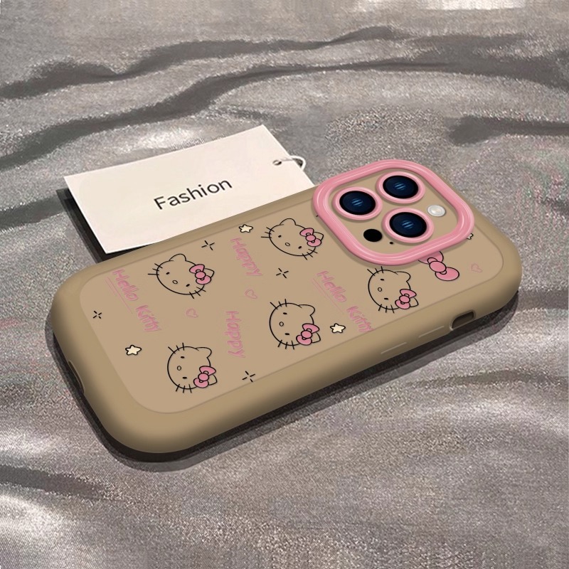 粉红凯蒂适用于苹果16手机壳iPhone15Plus苹果14保护套女款13卡通|undefined