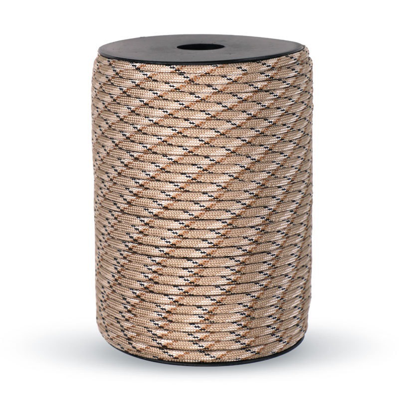 9 núcleo de cuerda de paraguas 100 metros de campamento al aire libre cuerda de montaña cuerda de supervivencia de emergencia pulsera cuerda trenzada