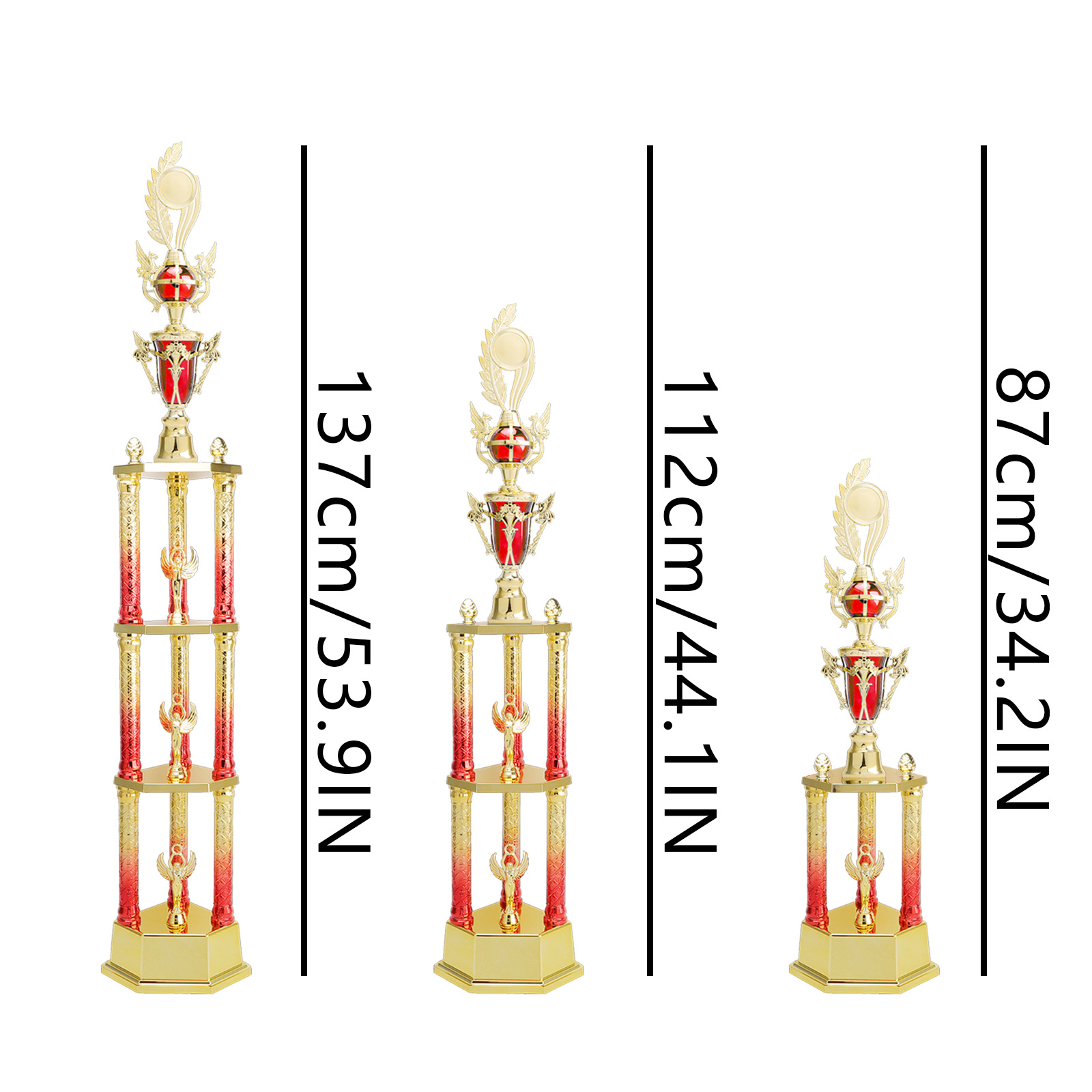 Trofeos personalizados para competiciones de fútbol, artes marciales infantiles, danza y taekwondo; producción y venta al por mayor de pequeños trofeos de plástico para fines conmemorativos.