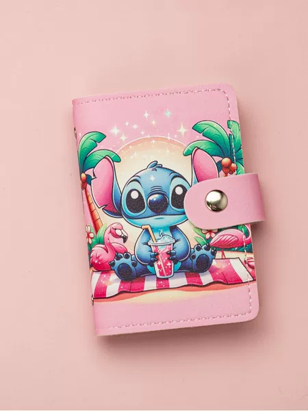 New Childlike Cute Personality Fashion Waterproof Long Cartoon Children Student Card Bag Coin Purse