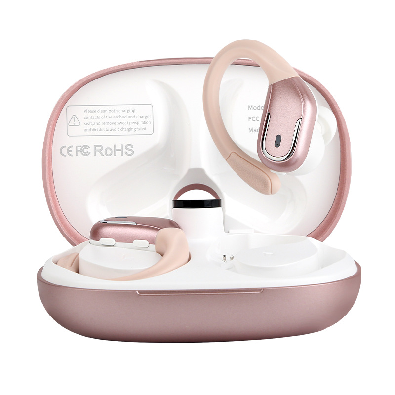 Auriculares inalámbricos deportivos impermeables con reducción de ruido inteligente OEM personalizados, auriculares Bluetooth locos