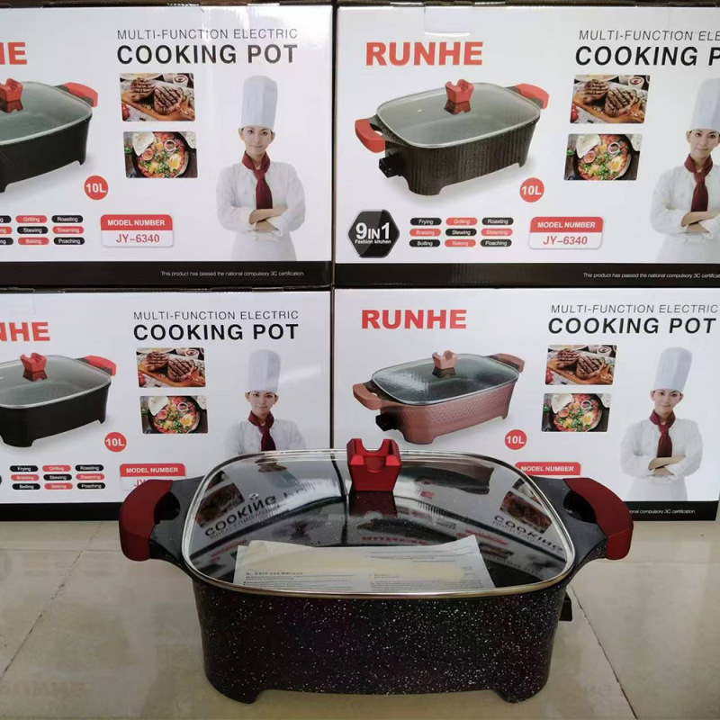 高品質多機能電気鍋真麦飯石電気鍋|undefined