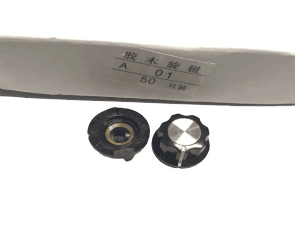 电位器胶木旋钮帽MF-A01铜芯内孔6mm/6.4mm WTH118 RV24 RV30手柄