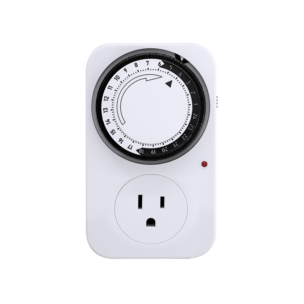 24H循环机械定时插座充电保护器防过充自动断电机械式延时家用