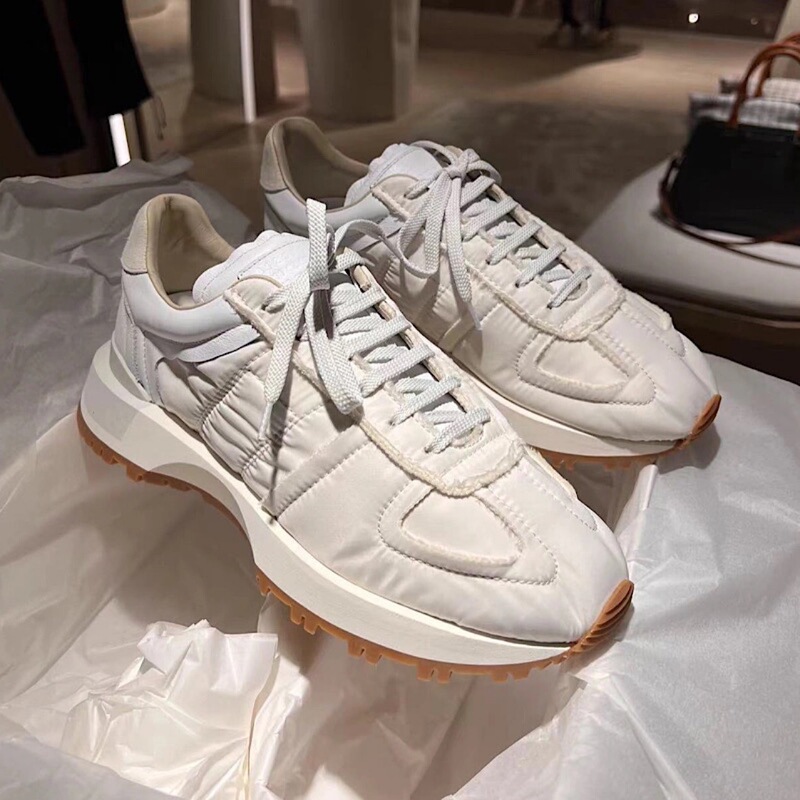 Cross-Border Margiela Same Style Dad Shoes for Women, Moral Training Shoes, Thick-Soled Genuine Leather Sports Forrest Gump Shoes, Versatile Height-Increasing White Shoes Cross-Border Margiela Same Style Dad Shoes for Women, Moral Training Shoes, Thick-Soled Genuine Leather Sports Forrest Gump Shoes, Versatile Height-Increasing White Shoes