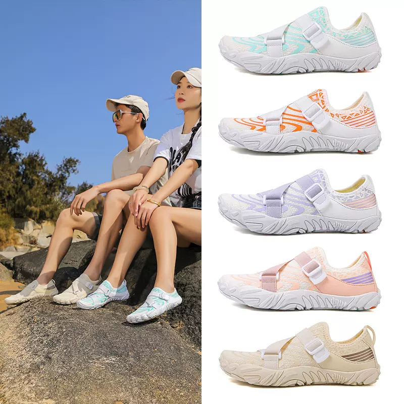 2025新款户外溯溪鞋水陆两用涉水鞋透气沙滩鞋软底室内健身瑜珈鞋