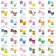 卸売互換性のあるレゴビルディングブロックマイクロ粒子 Q バージョン漫画人形メロディー組み立ておもちゃ女の子の装飾品ギフト