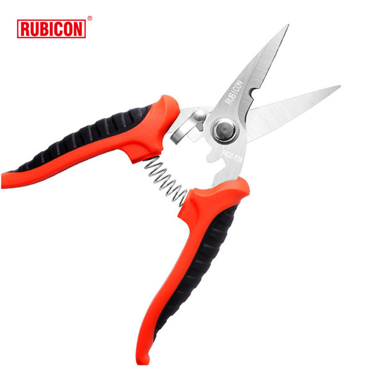 罗宾汉（RUBICON）多功能剪刀不锈钢剪子园艺扎带软管剪切RCZ-726
