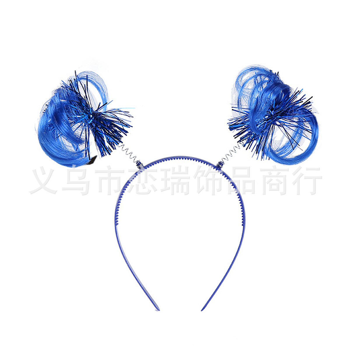 Amazon venta caliente día independiente cola de caballo hebilla de cabeza diadema accesorios de ropa de fiesta de baile familiar europeo y americano en stock