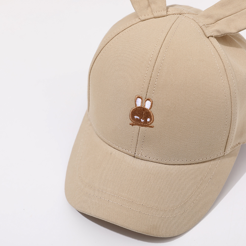 Children Unisex Cartoon Style Rabbit Embroidery Baseball Cap display picture 5