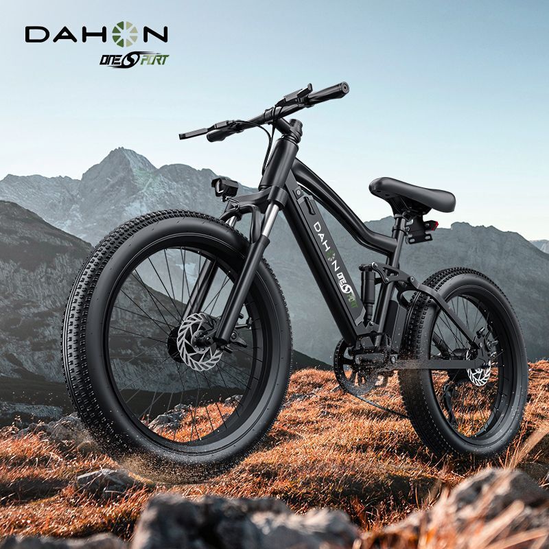 Foreign Trade Cross-Border 26inch Mountain Electric-Assisted Bicycle with Built-In Lithium Battery for Adults, Shimano Variable-Speed Electric Bike
