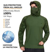 V 32576 Camouflage Quick Dry Hooded T-Shirt �Բ��ٸ�T��
