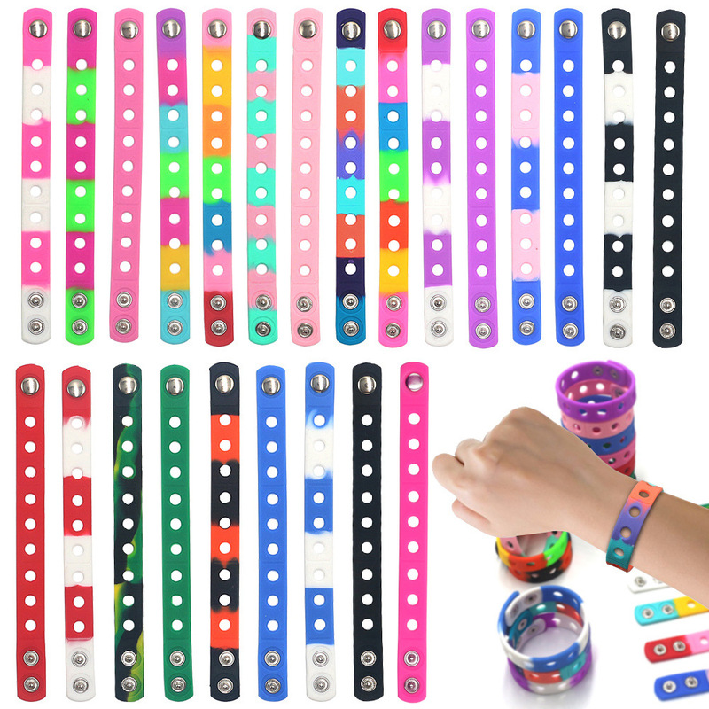 Cross-Border Bracelets, Exclusively Available on Amazon, Silicone Hole Bracelets, Shoe Charms, DIY Decorations, Factory Direct Sales