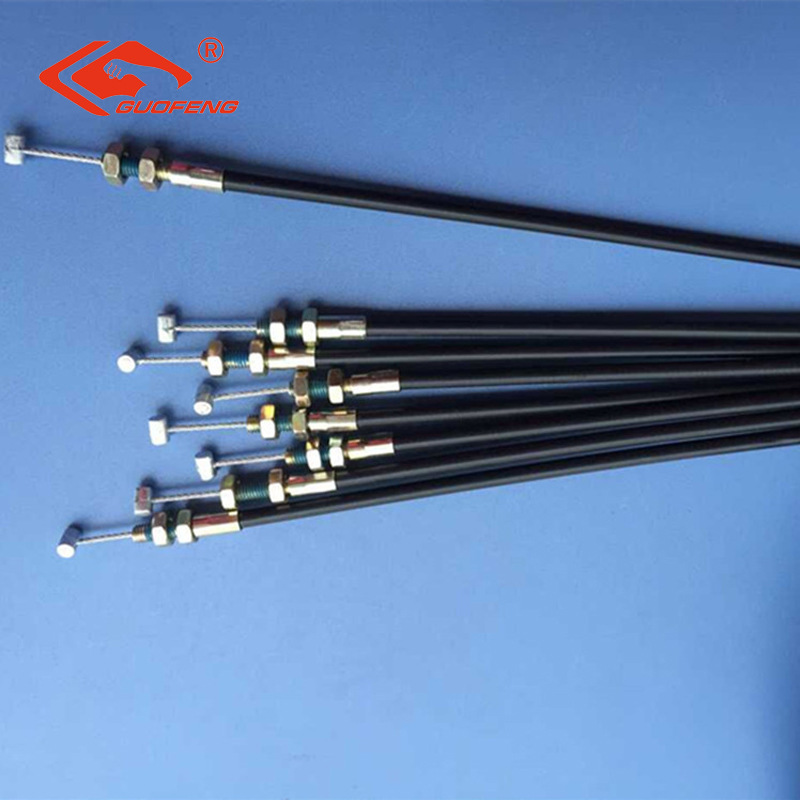 Suministro directo de fábrica de líneas de control de resortes de gas para bicicletas, vehículos eléctricos, motocicletas, carretillas y cochecitos, líneas de freno de PU negras.