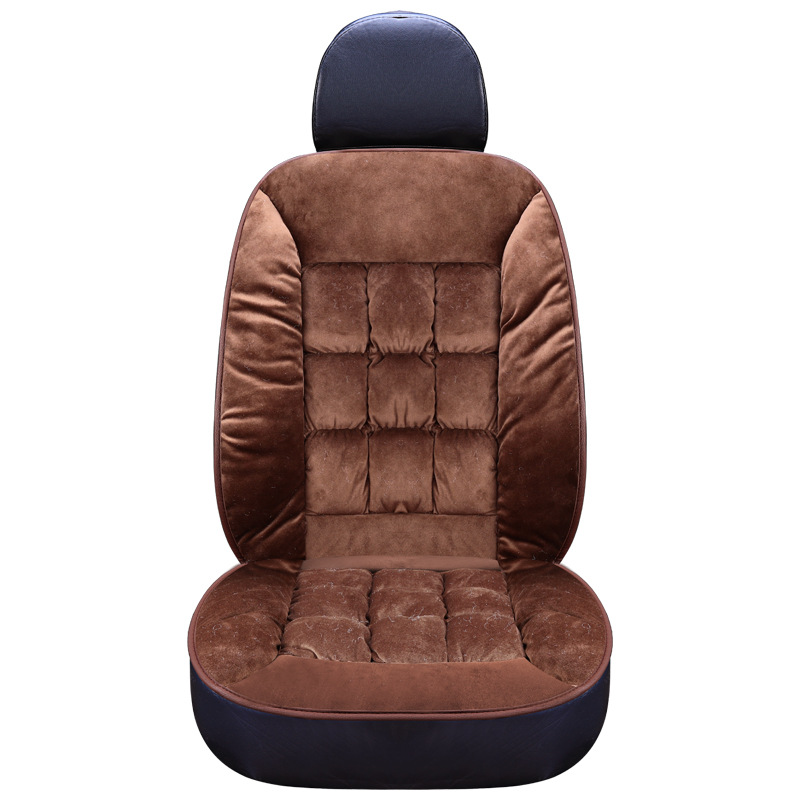 Qìchē – Wool pad Car Seat Cushion - charming-coffee-single-seat