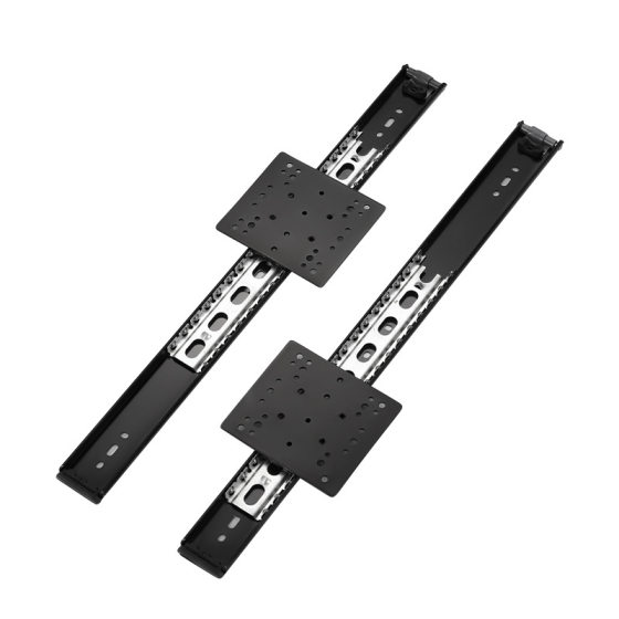 Wholesale cabinet oven air conditioner cabinet flip-up hidden door track pocket door slide rail side insert swing slide rail