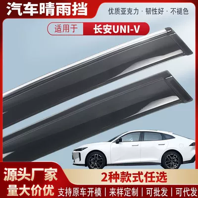 Suitable for Changan Qiyuan A06 Car Window Rain Shield Car Rain Eyebrow Rain Shield Exterior Accessories Wholesale