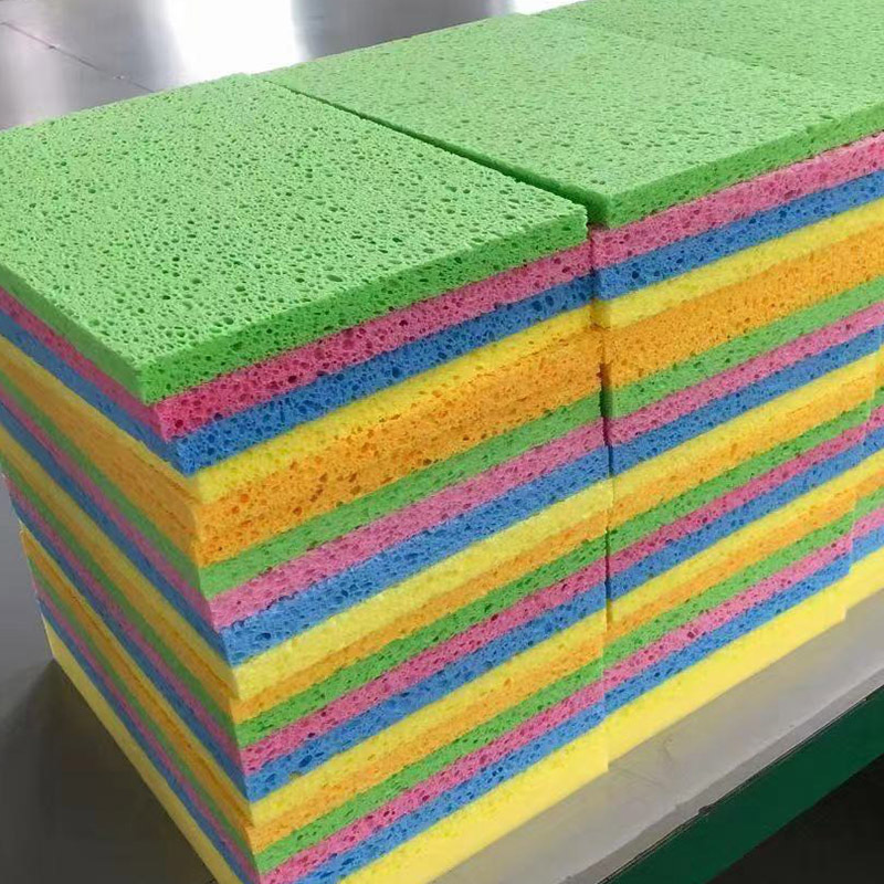 Factory Direct Sales Natural Wood Pulp Cotton Sheet Raw Material Fiber Foam Body Cleaning and Moisturizing Complete Color Wood Pulp Cotton Compression