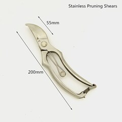 Friend River Stainless Steel Forged Pruning Shears, Forge Pruning Shears, Garden Pot Plant Bonsai Flower Art Shears, Fruit Tree Scissors