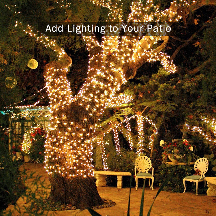 Ledソーラー屋外防水ライトストリングクリスマス装飾ライトガーデン庭年越しイルミネーションストリングライト卸売