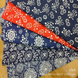 亚麻面料;印花、扎染布;帆布