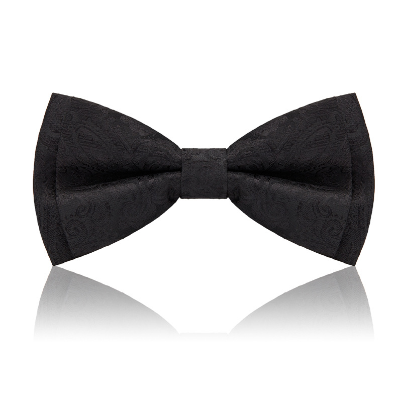 ↤↤↤검은 캐슈넛 상단이 짧고 하단이 긴 나비넥타이 ↦=>=>=>