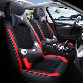 厂家批发四季款外贸汽车坐垫 全包围座套新款皮革座椅套四季通用