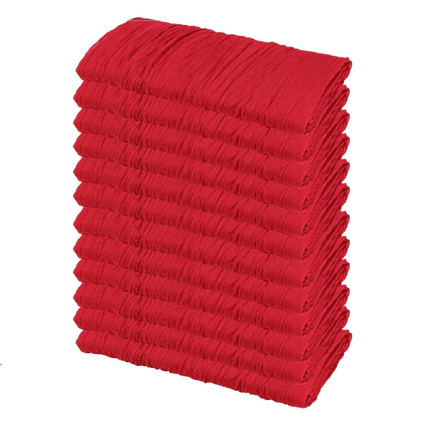 Transfronterizo Amazon crepe tela arrugada tela servilleta poliéster tela de gasa de Bali fiesta de boda tela de boca decoración pliegues