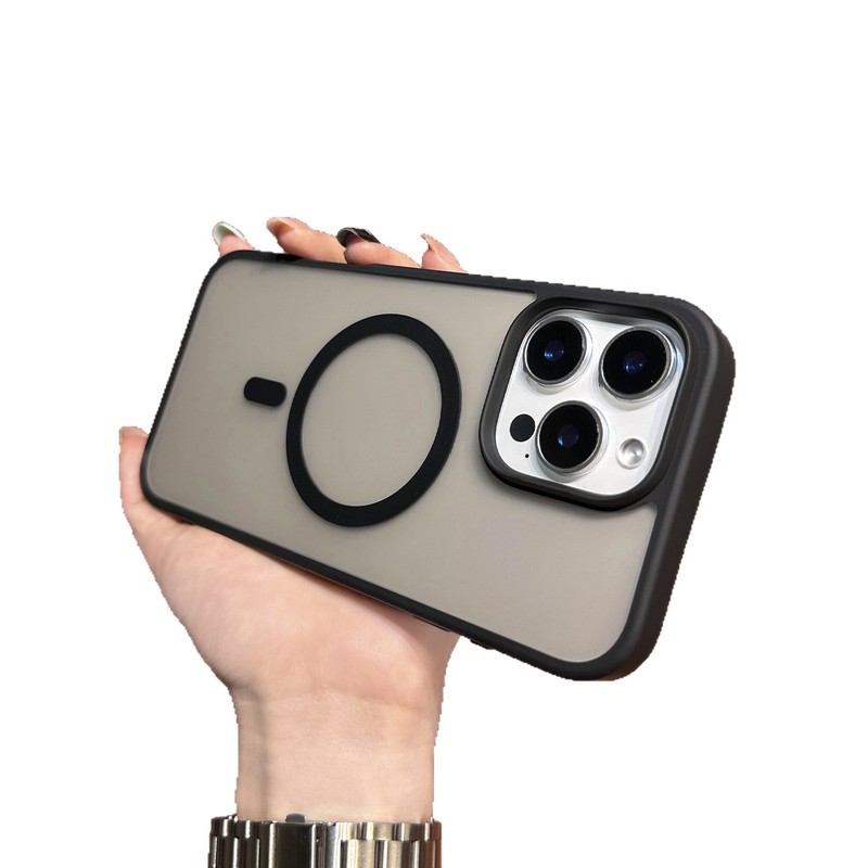 跨境新款肤感磁吸手机壳适用iPhone17promax简约苹果16爆款保护套|undefined