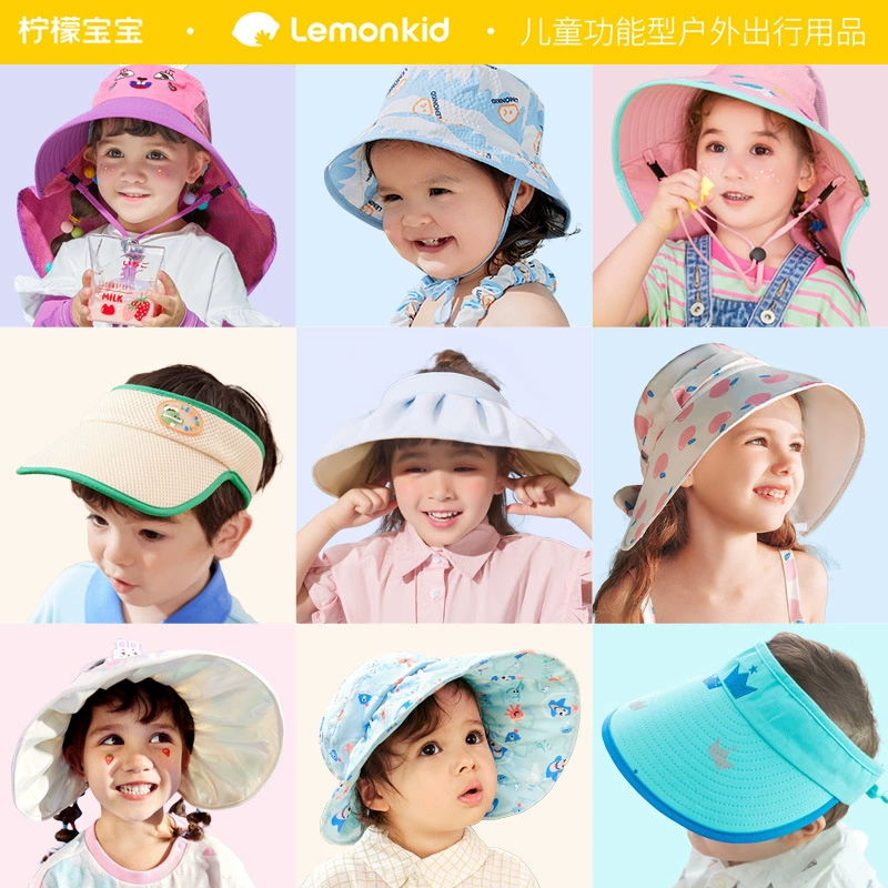 Утечка лимона детская солнцезащитная шляпа Летняя мульти шляпа мальчик девочка детское солнцезащитный крем солнцезащитный козырек