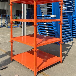 Wuhao supplies storage cages on shelves; Forklift storage cages; Stacking iron cages