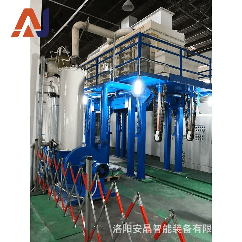 Высокотемпературная подъемная печь, электрическая двухшнековая подъемная печь для магнитного материала, специальная печь с вакуумной атмосферой, с сенсорным экраном управления