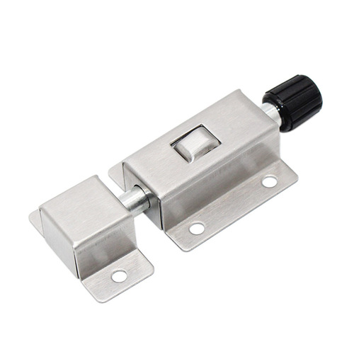 DK611 button fixed stainless steel latch spring push type chassis dark cabinet door buckle bolt push-pull simple installation small