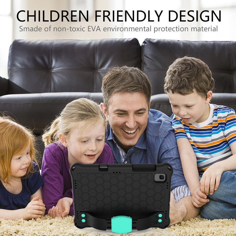 Suitable for Samsung Tab S5e T720 protective cover A7T500 three-proof T860 cross-border 10.5EVA flat shell