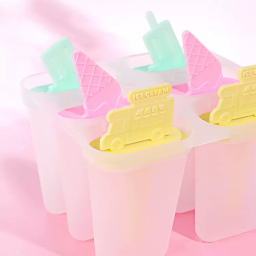 MINISO名创优品甜甜雪糕车系列冰棒模6支装 冰淇淋模型模具冰格
