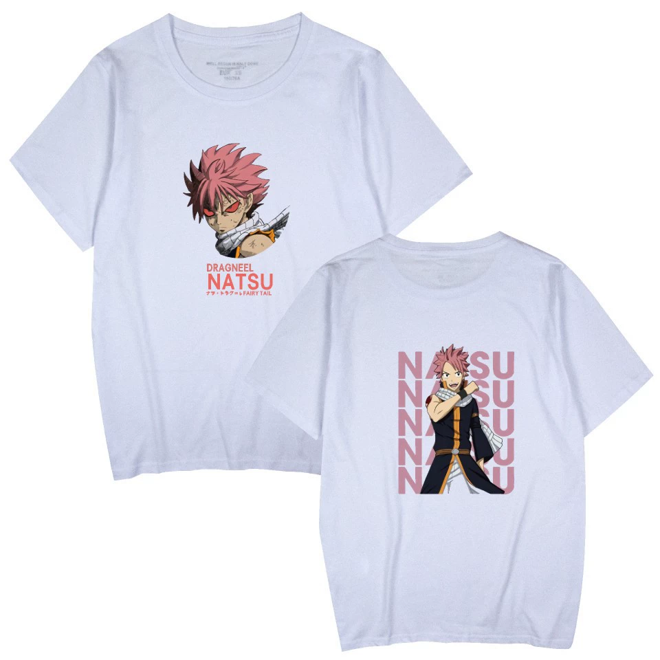 Мультяшный японский комикс новый товар Fairy Tail Fairy Tail Внешняя торговля периферийный экспорт кроссбордер короткий рукав футболка для мужчин и женщин