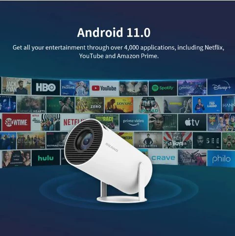 Проектор HY300, портативный домашний высококачественный проектор для спальни и уличного кемпинга, модель HY300