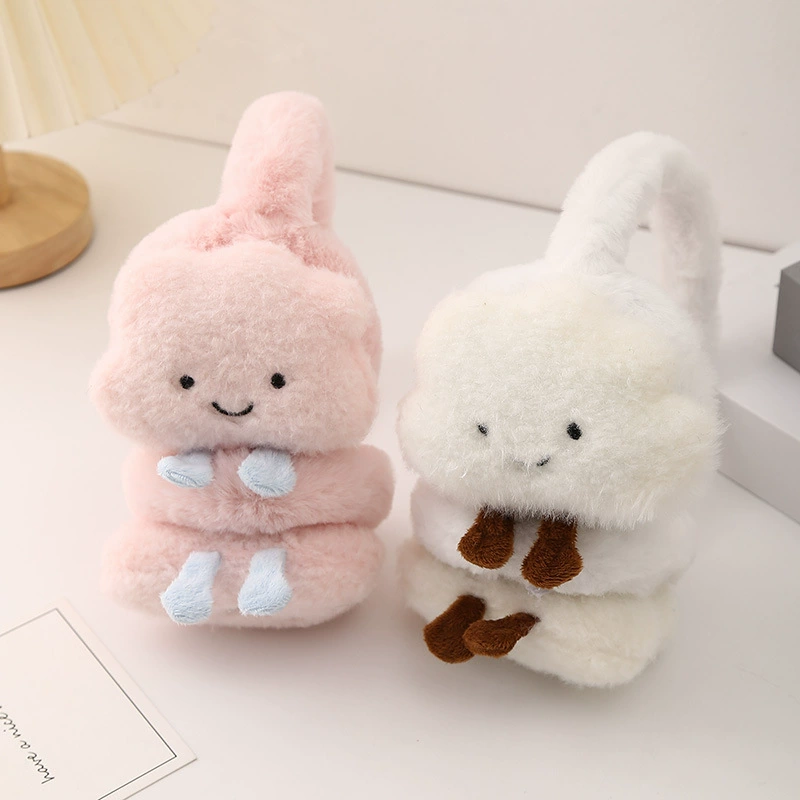 Мультяшные регулируемые наушники, утепляющие наушники-накладки для начальной школы, для прогулок, с регулятором, защита ушей