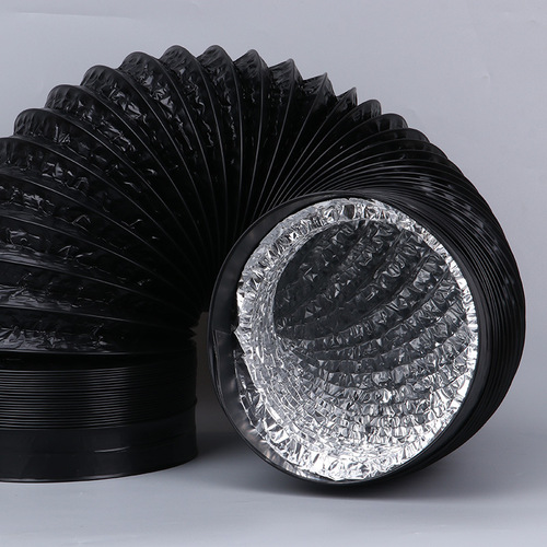 Three-layer PVC thickened kitchen exhaust fan aluminum foil duct smoke exhaust pipe exhaust pipe ventilation pipe telescopic tube accessories
