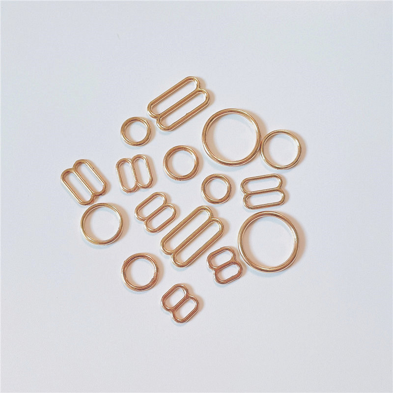 スポット金属合金ショルダーストラップ調整バックルブラジャーアクセサリーラウンド8と9の文字下着バックルサスペンダー調整バックル