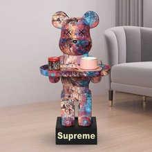 AH网红客厅玩偶积木熊摆件大型落地托盘电视柜沙发旁暴力熊桌面